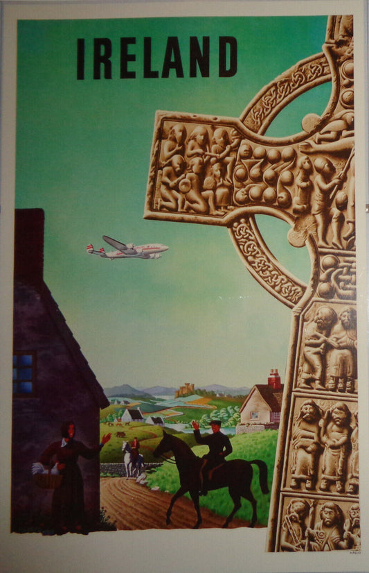 Ireland - Trans World Air Lines (TWA) - Window card Poster