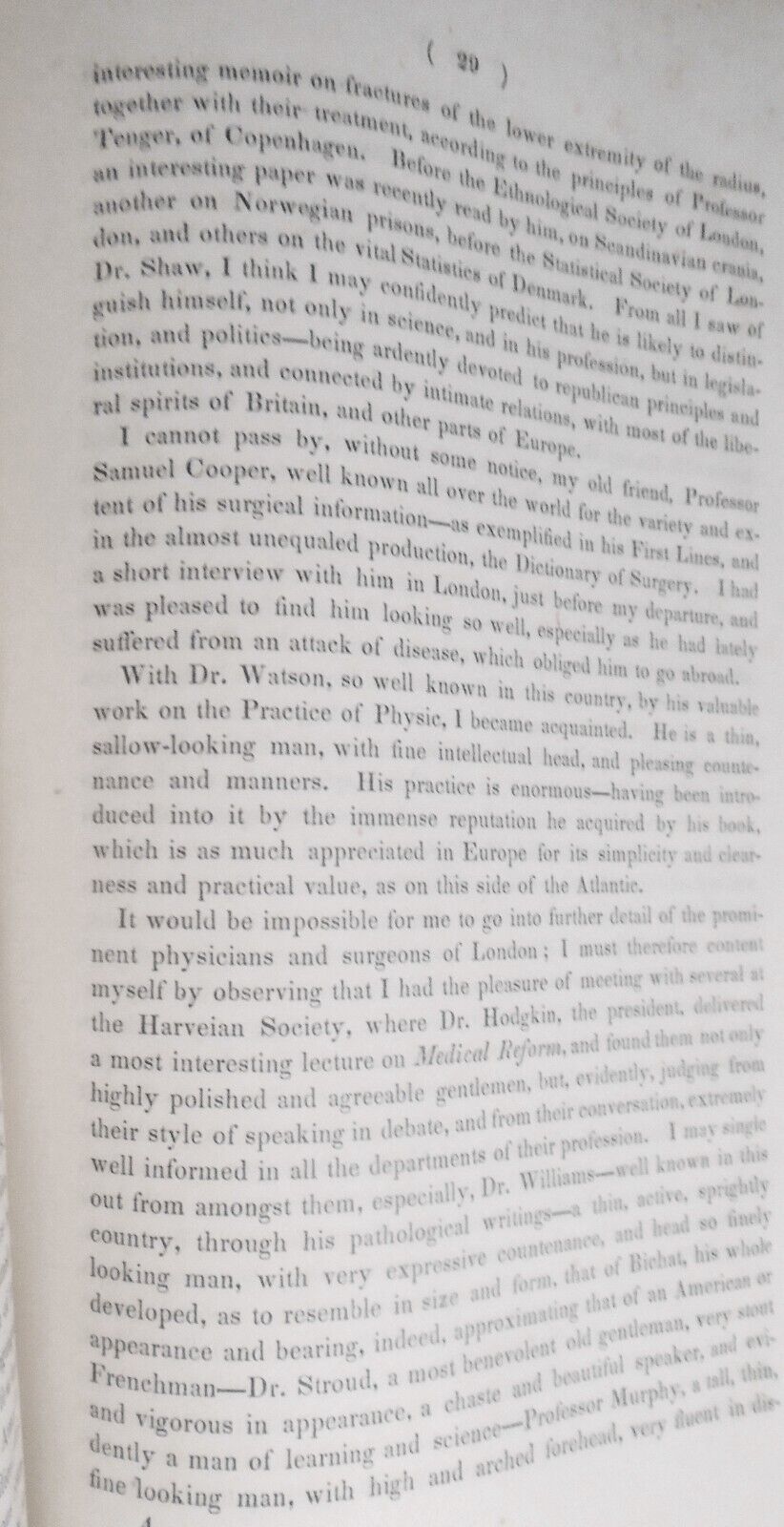 1847 [SIGNED] Lecture on surgery at University of Pennsylvania by William Gibson