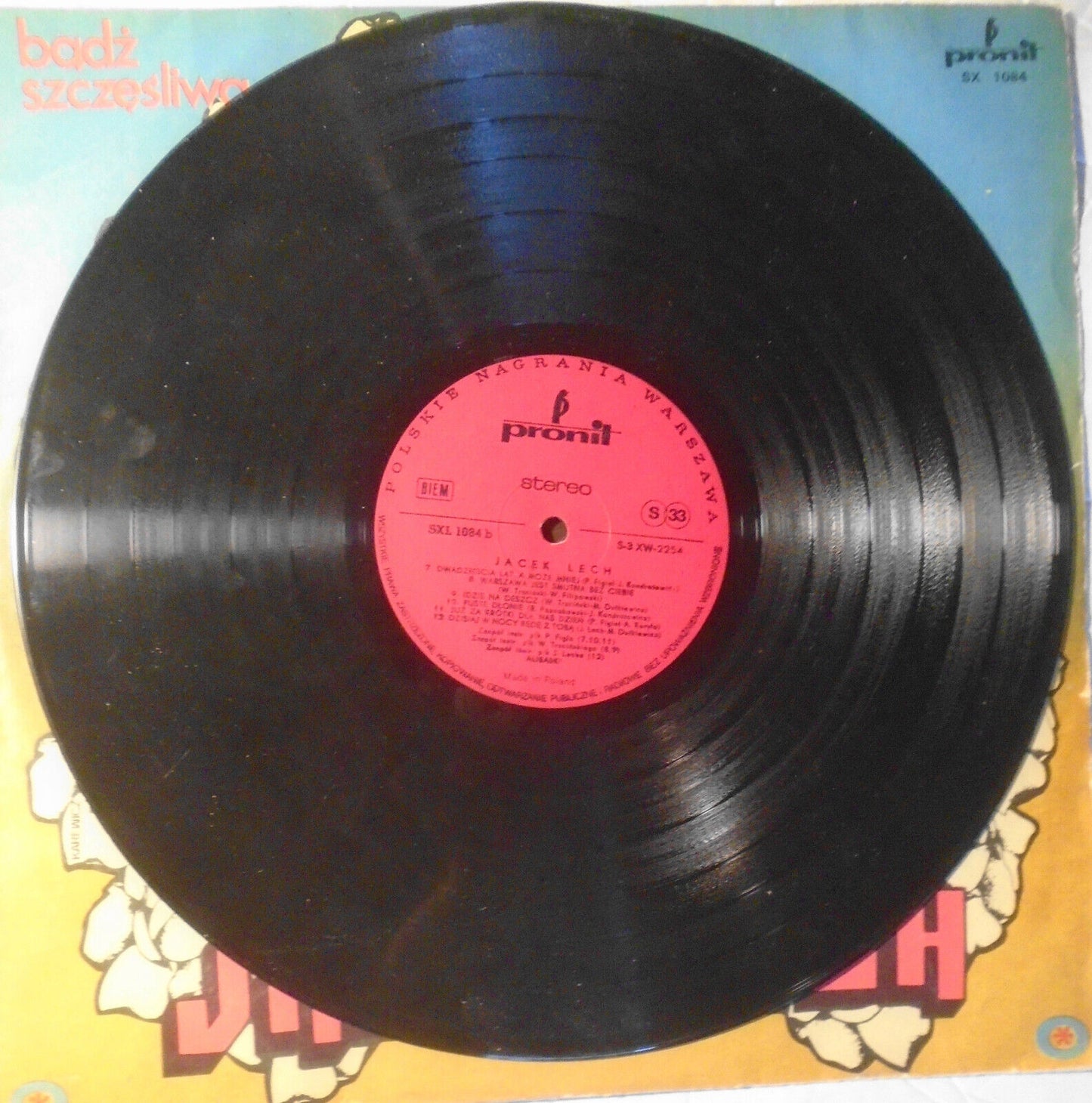 3 Polish vinyl LPs - Jacek Lech, Krzysztof Krawczyk, Music from Poland 1956-1961