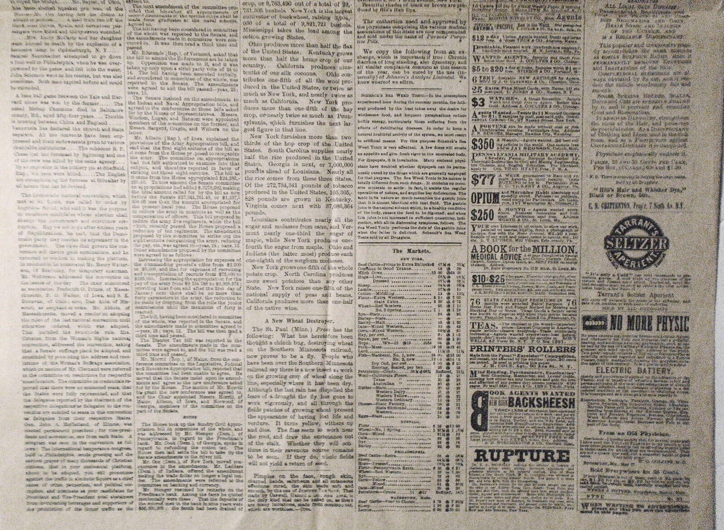 The Mystic Press, July 6, 1876. Stonington Connecticut newspaper (reprint)