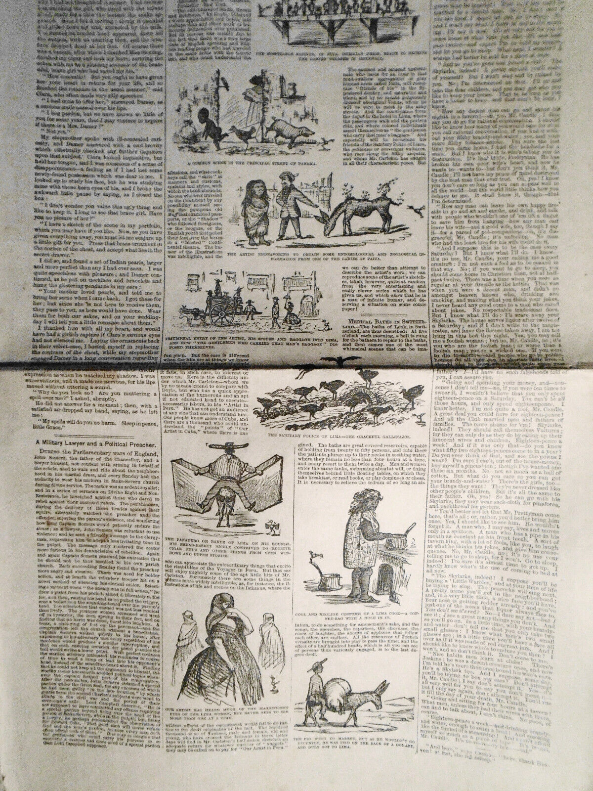 Frank Leslie's Illustrated Newspaper, January 26, 1867 - Theatricals, accidents