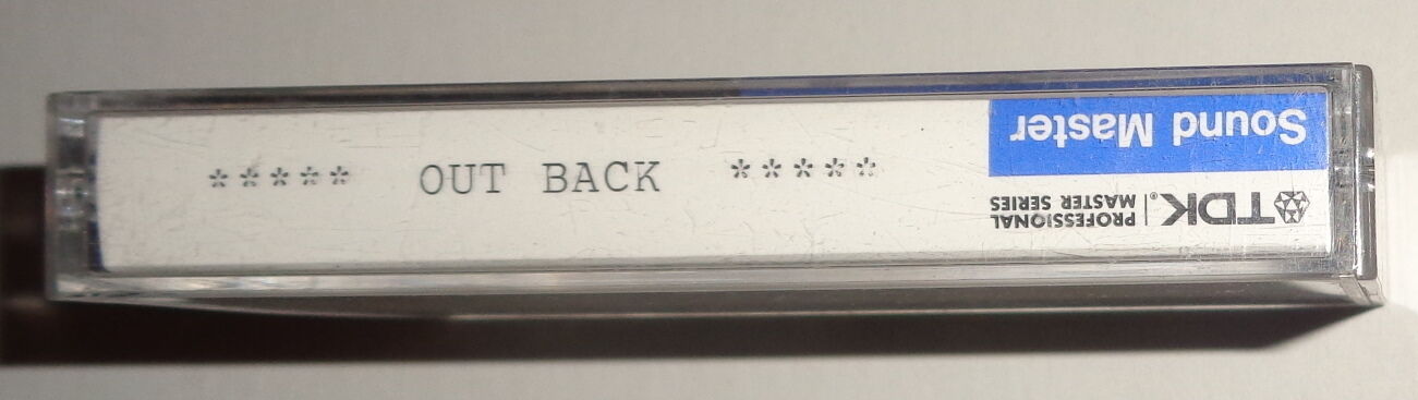 Dennis Phelps and Out Back - Rare Rock Demo Cassette 1990 - 4 tracks
