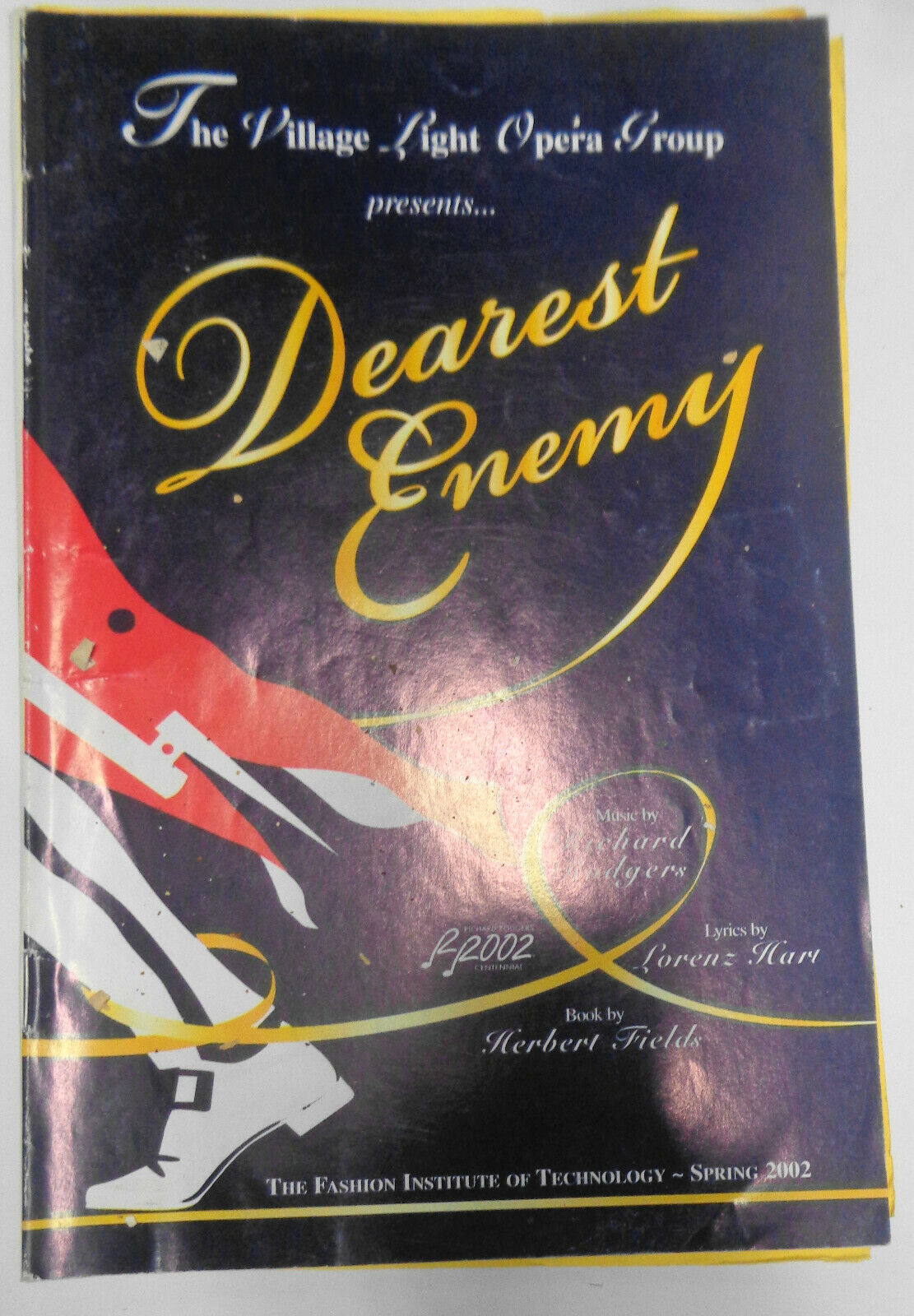 Dearest Enemy - Program - April 2002, Fashion Institute Of Technology, NYC