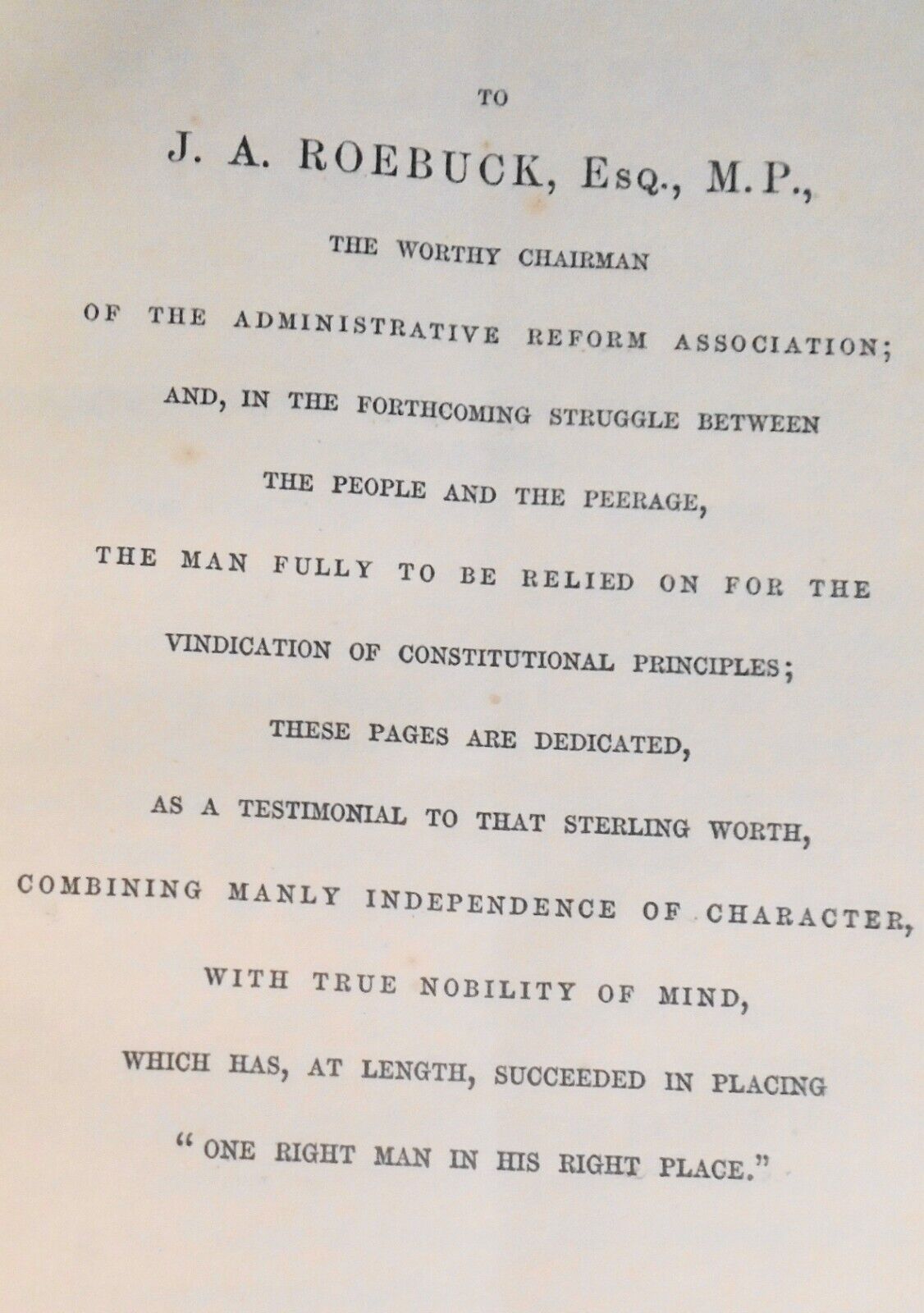 1856 House of Commons for the people : an appeal to men of business...