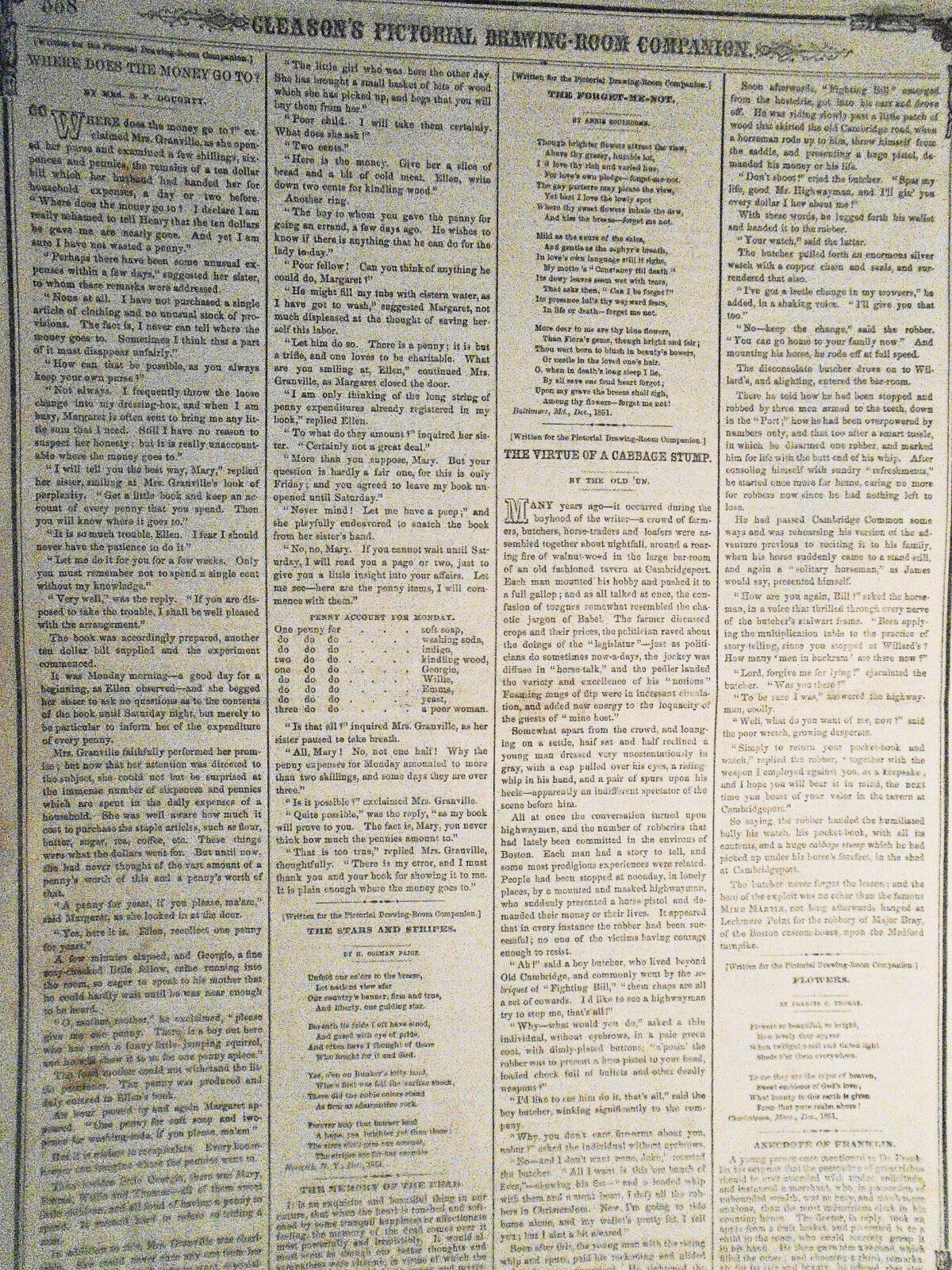 Gleason's Pictorial - December 27, 1851. Much on Kossuth
