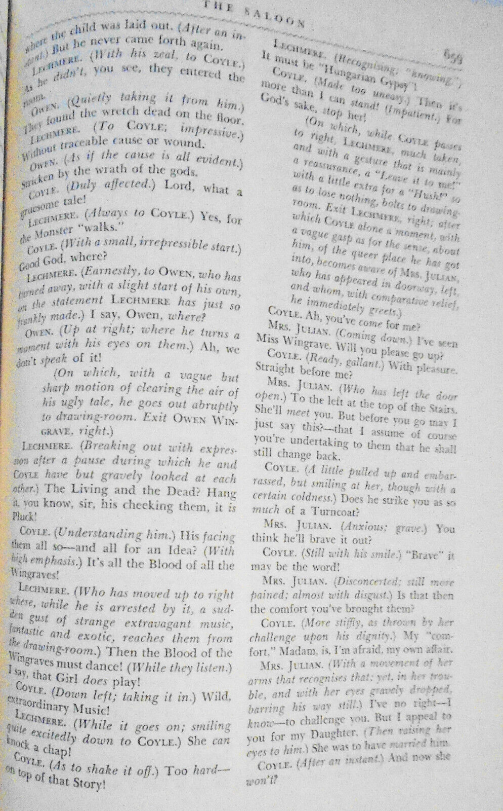 The Complete Plays of Henry James, edited by Leon Edel. First Edition, 1949.