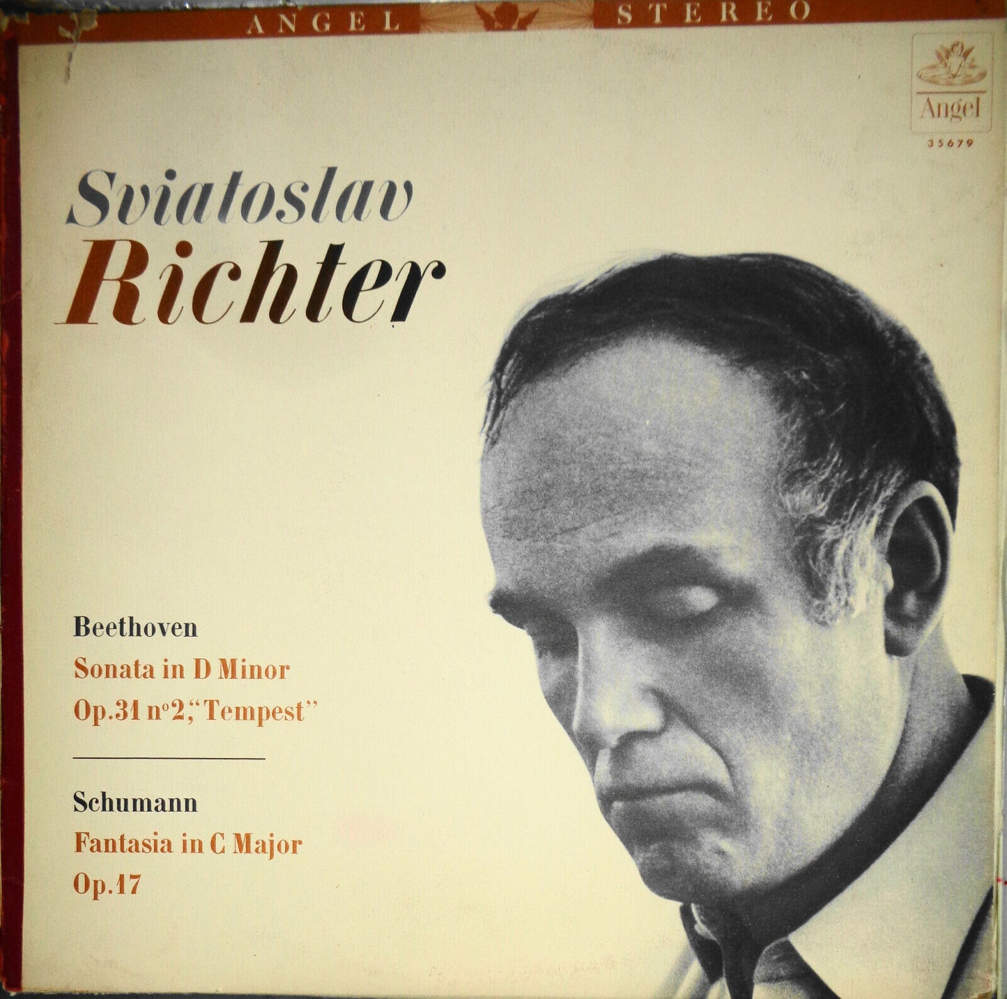 6 Sviatoslav Richter vinyl LP albums : Liszt, Moussorgsky, Beethoven, Schumann