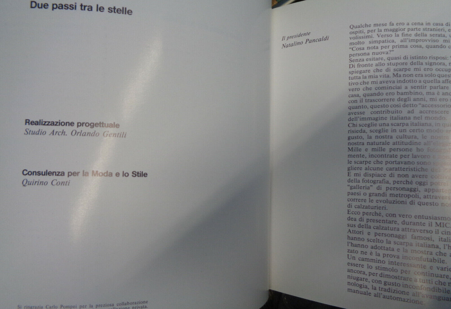 Due passi tra le stelle [Shoes from the stars] 1991 catalog -Italian Trade Commi