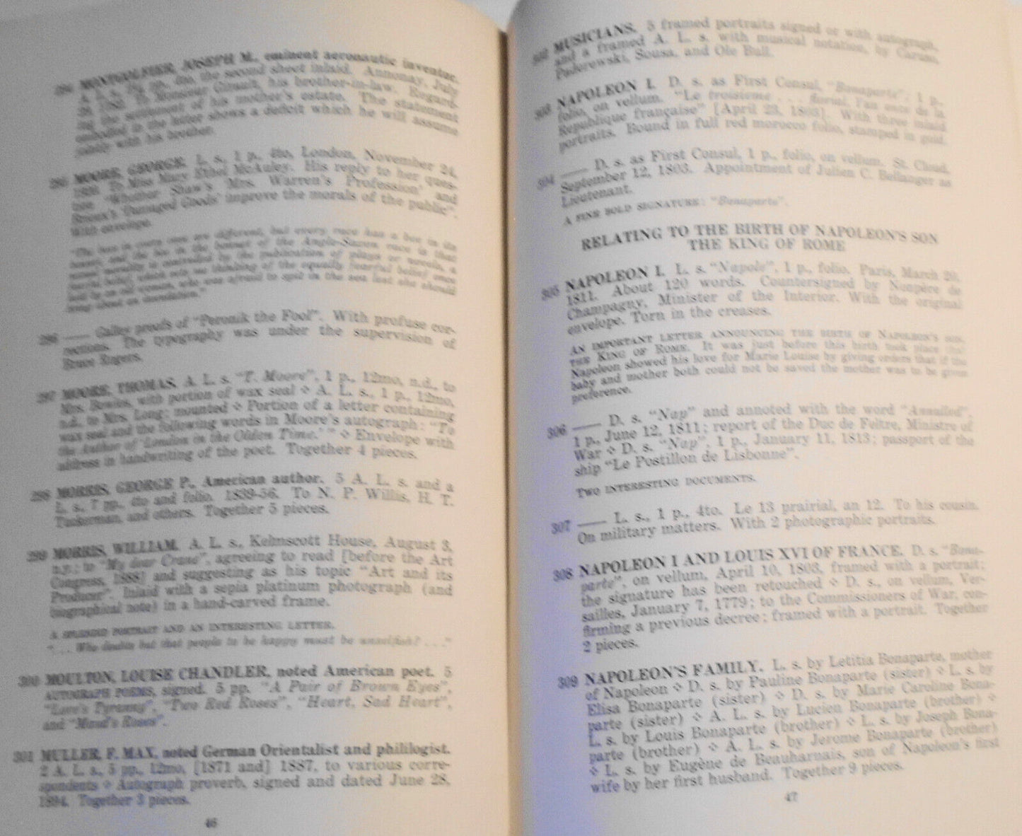 Historical & literary autographs - Bernhard Benson collection, etc - 1938