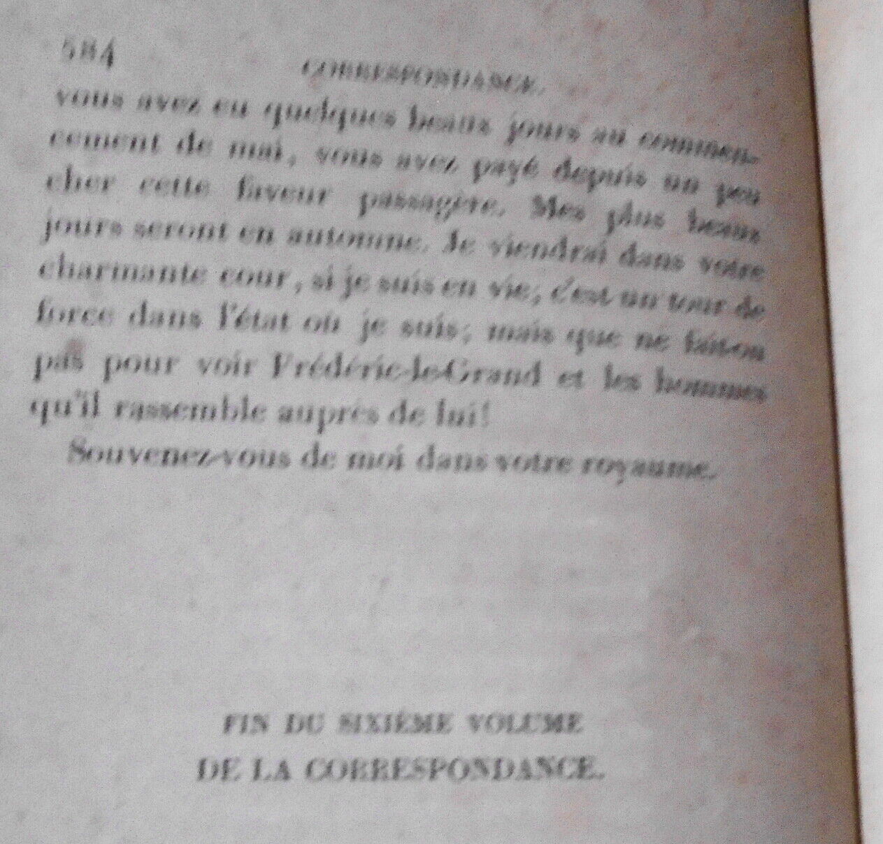 1830 - Oeuvres Completes De Voltaire, Tome 73 : Correspondance, Tome VI
