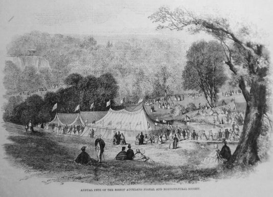 Annual Fete Of The Bishop Auckland Floral And Horticultural Society - 1850