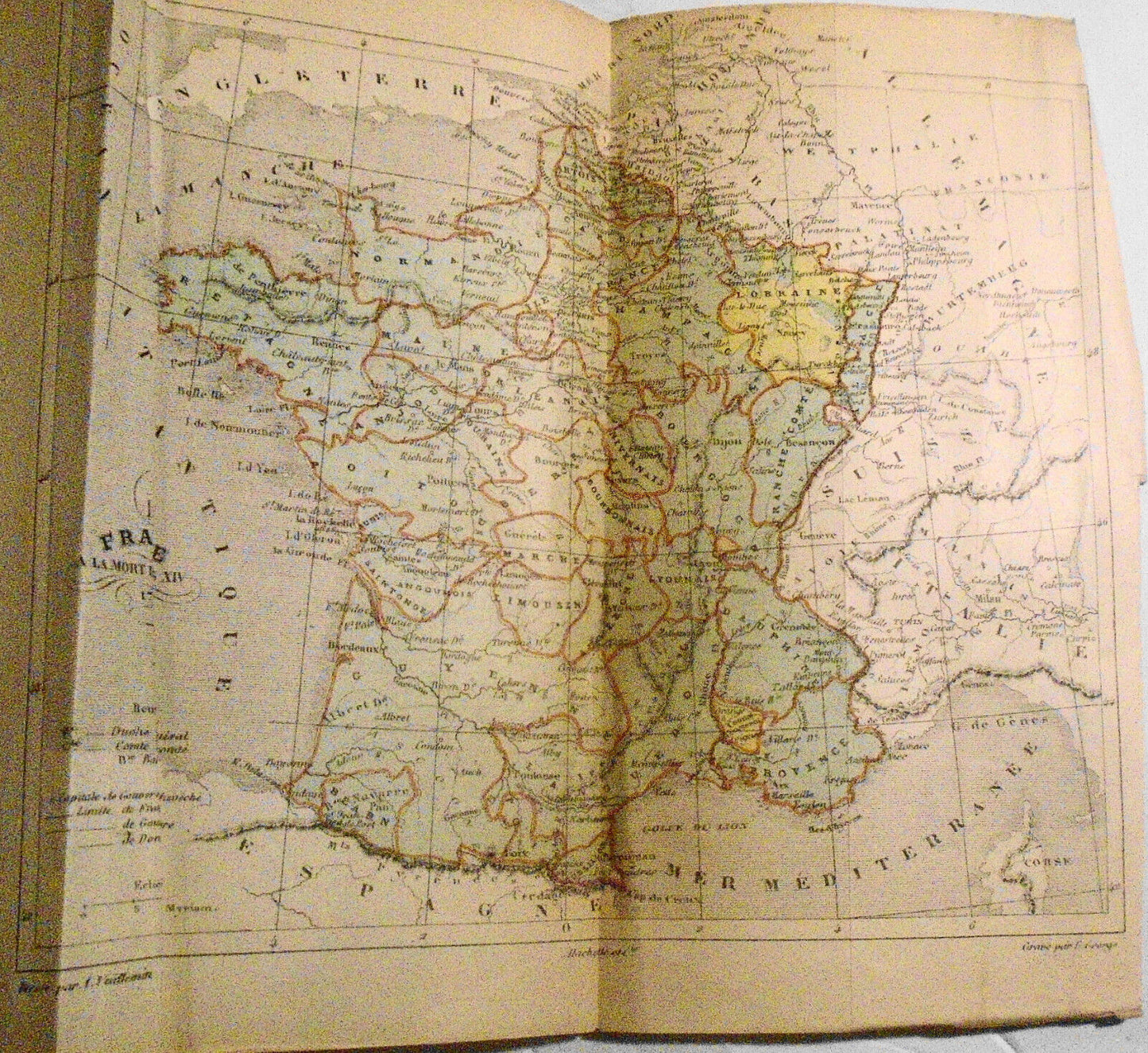 1893 Histoire de France, par Victor Duruy. 2 Vols. 12 color maps; 254 gravures