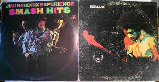 Jimi Hendrix Experience Smash Hits & Hendrix/Buddy Miles Band of Gypsys - 2 LPs