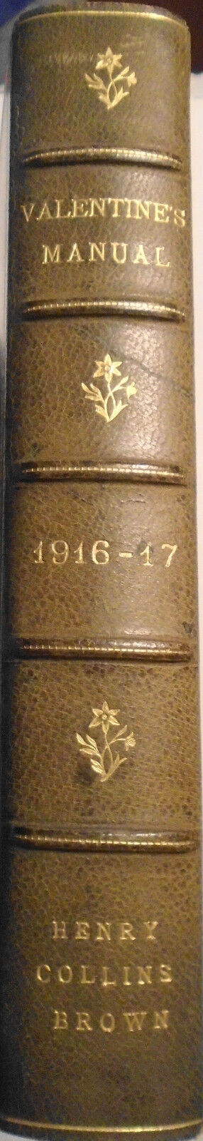 Valentine's manual of old New York, 1916/17 - 1928 - Leather Deluxe, 12 Volumes.