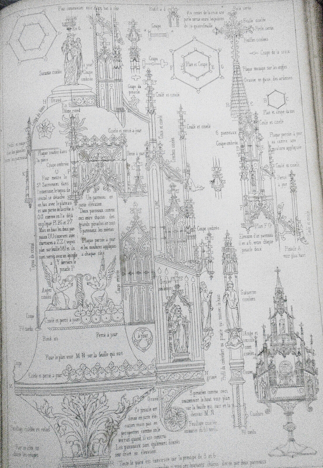 1852 Orfèvrerie et ouvrages en métal du moyen-age, by T. H. King First edition
