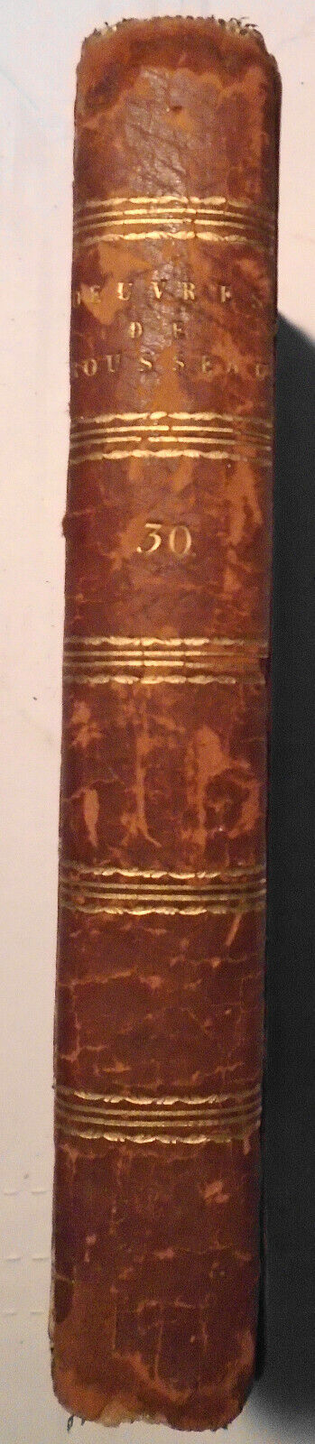 1782 Supplement Collection Des Oeuvres De Jean Jacques Rousseau, Tome Sixieme