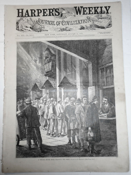 Harper's Weekly - August 25, 1877 - Great Blackville Regatta, Melon Scout, etc