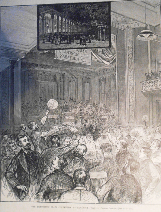 The Democrat State Convention At Saratoga -- June 28, 1884, Harper's Weekly