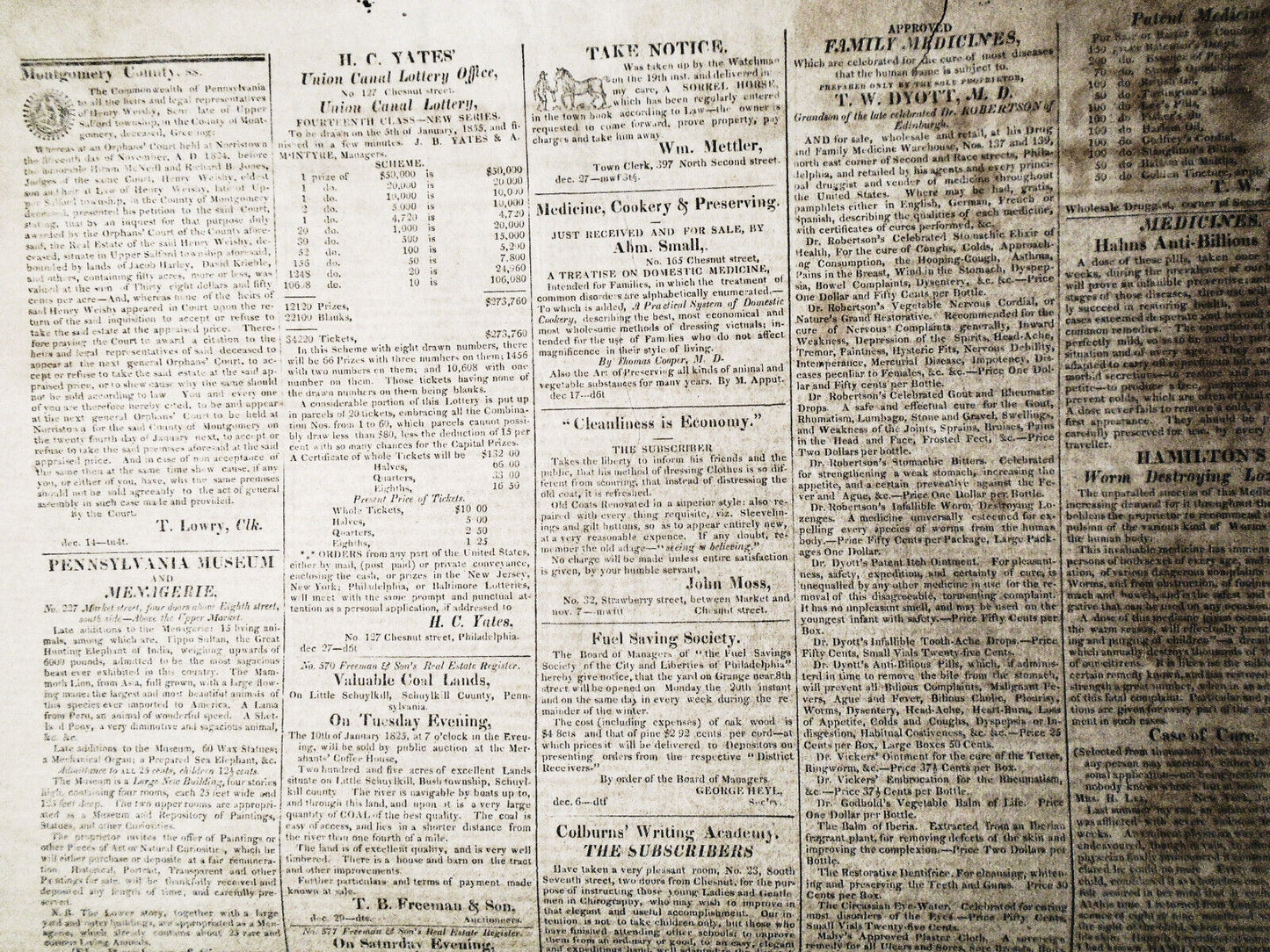 The Democratic Press, Philadelphia, January 4, 1825