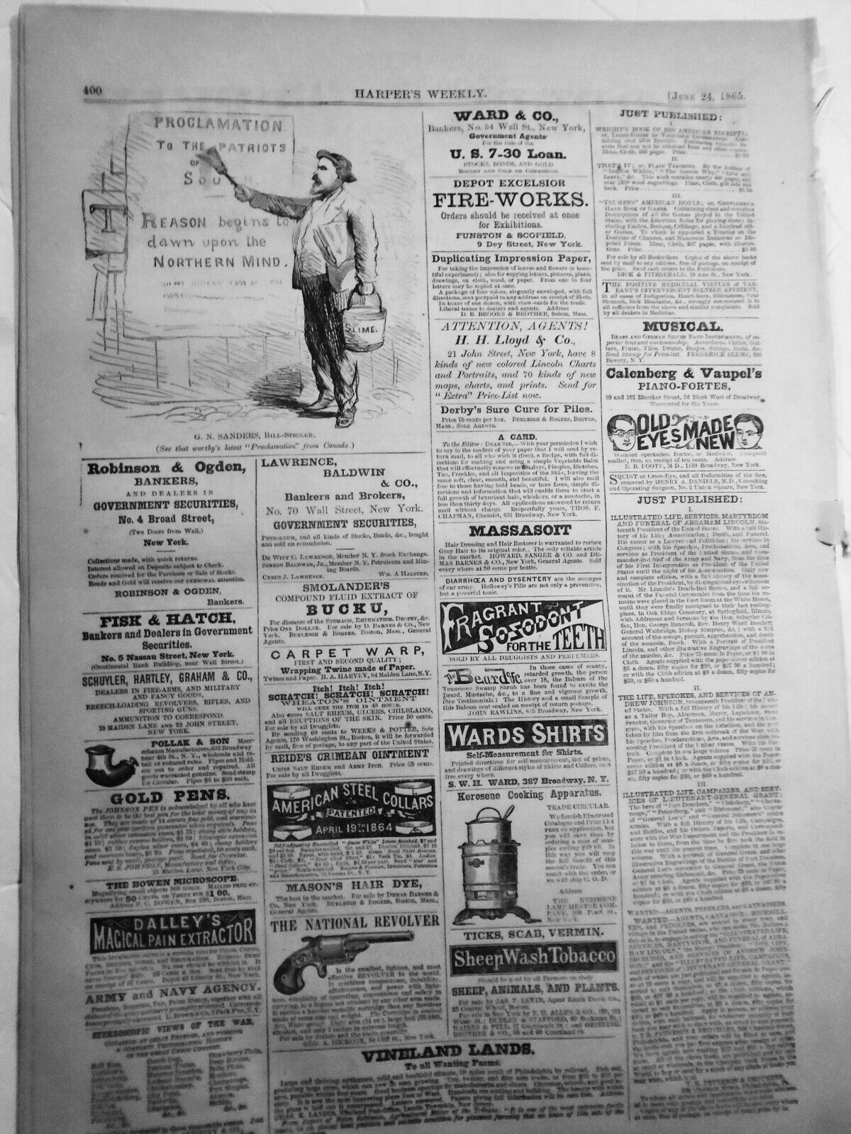 Harper's Weekly June 24, 1865 Original Complete issue - Civil War; Union Victory