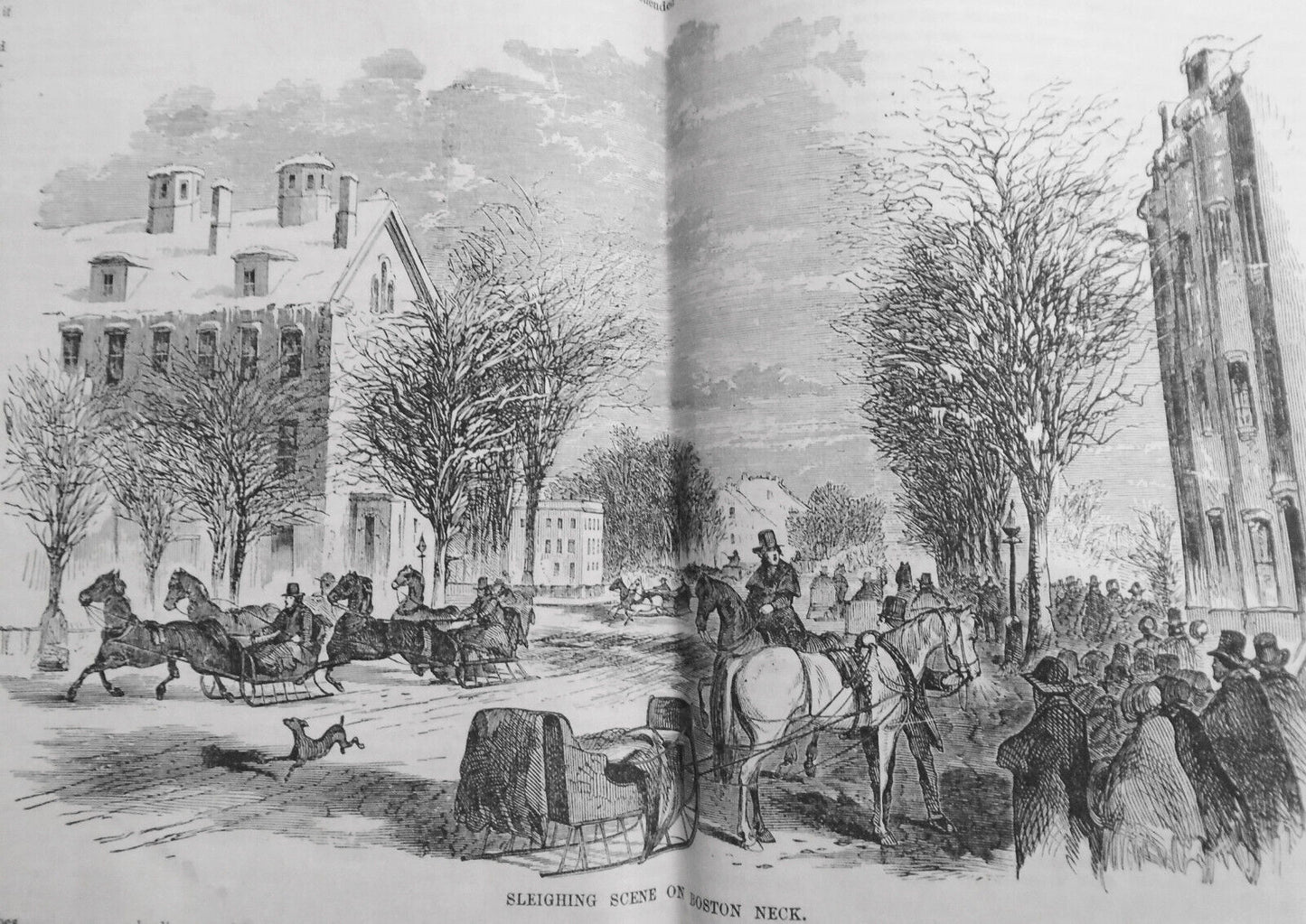 Gleason's Weekly, February 26, 1859 - Wild Boar Hunt In Algeria; Cuban Volante.