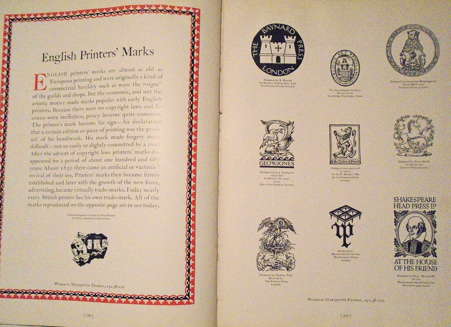 Westvaco Inspirations for Printers #12 (1926). British Edition.