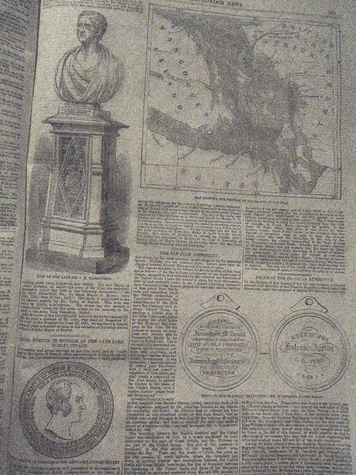 The Illustrated London News, October 15, 1859 - Franklin Expedition relics, etc