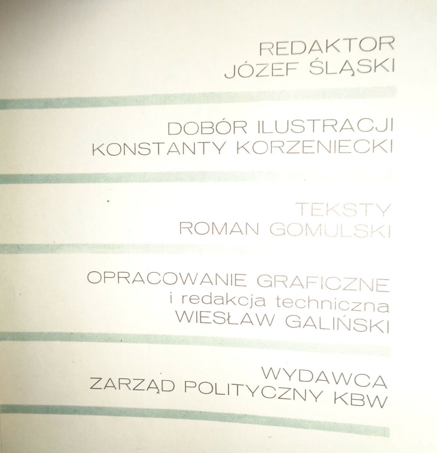 15 lat w służbie ludowej ojczyzny - by Józef Śląski; et al, 1963. Hardcover