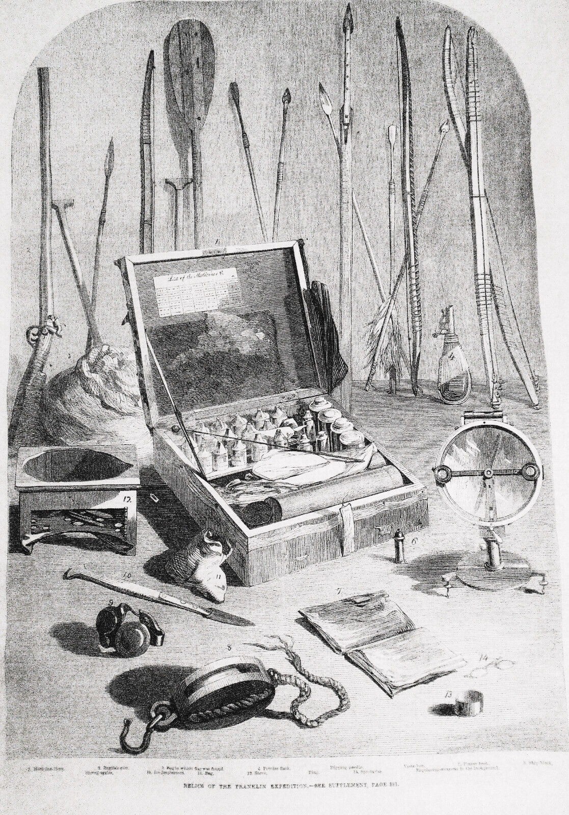 The Illustrated London News, October 15, 1859 - Franklin Expedition relics, etc