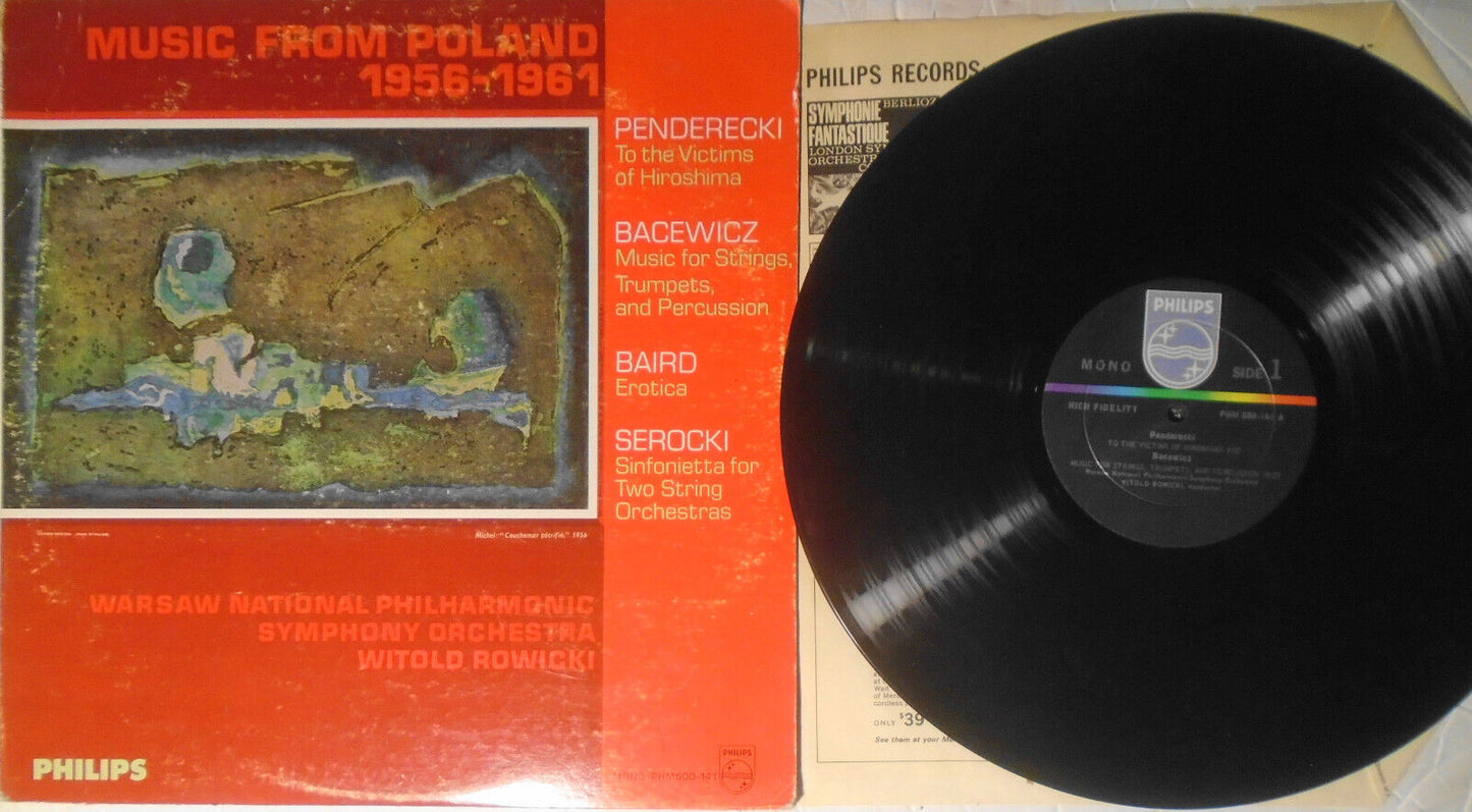 3 Polish vinyl LPs - Jacek Lech, Krzysztof Krawczyk, Music from Poland 1956-1961
