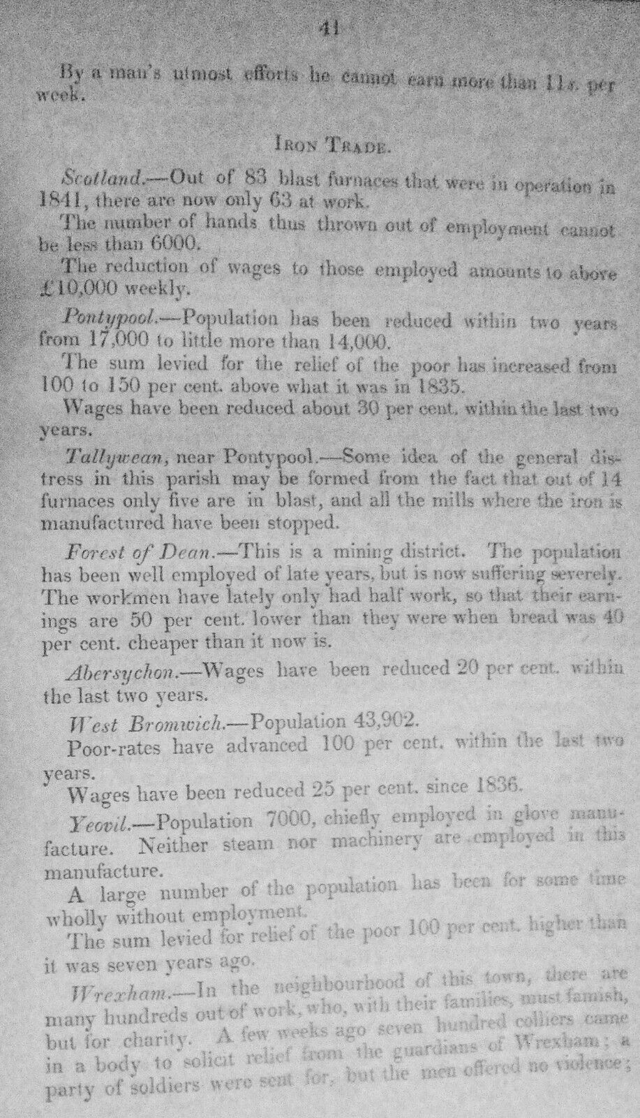 1842  Report of Statistical Committee appointed by the Anti-Corn Law Conference
