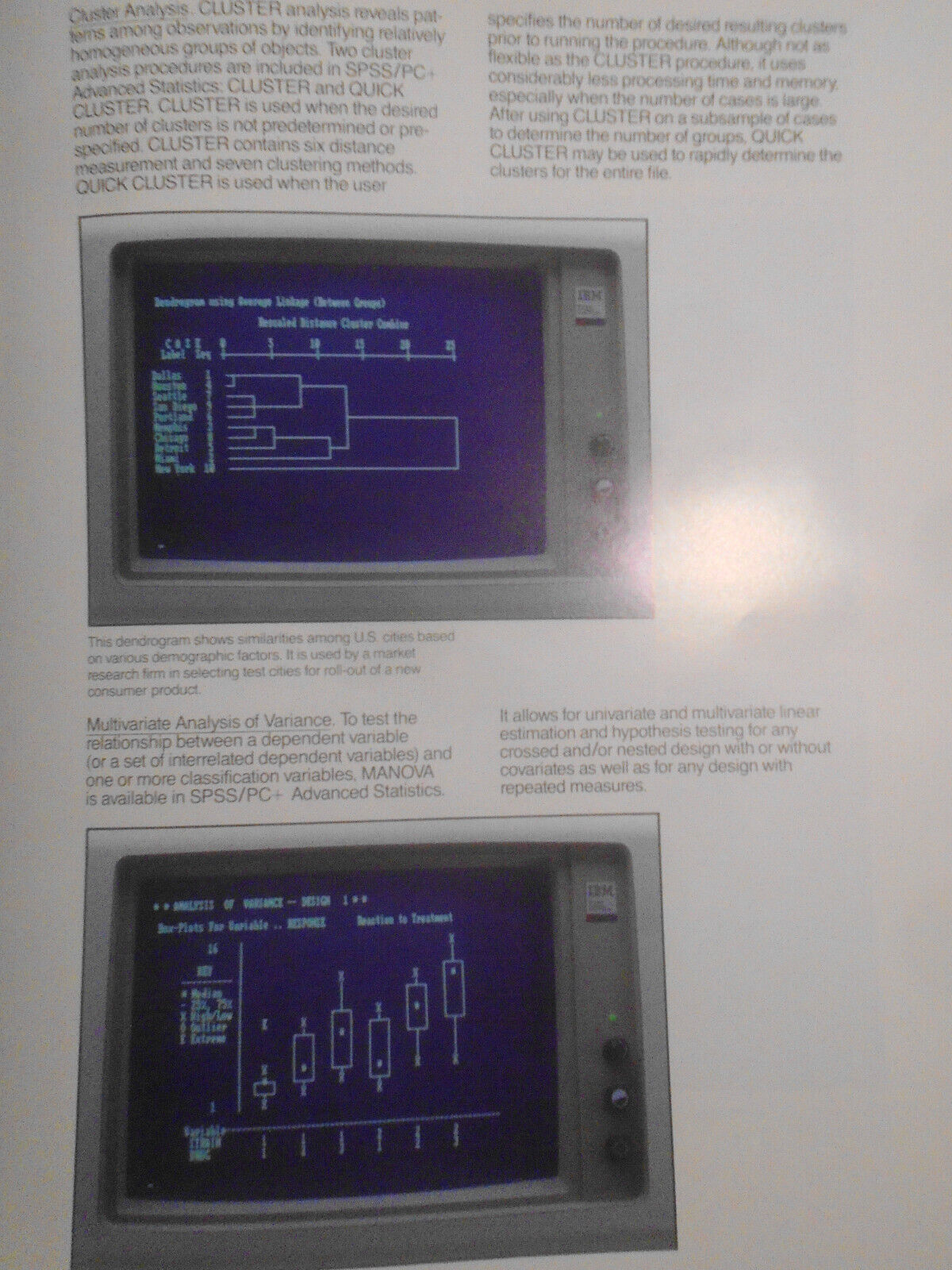 SPSS/PC+ Statistics "Make Stat Magic" brochure - [IBM PC data analysis software]