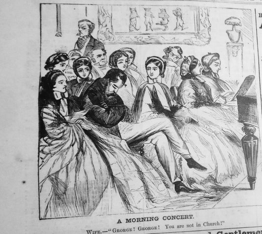 "A Morning Concert", original cartoon in Harper's Weekly December 23, 1865