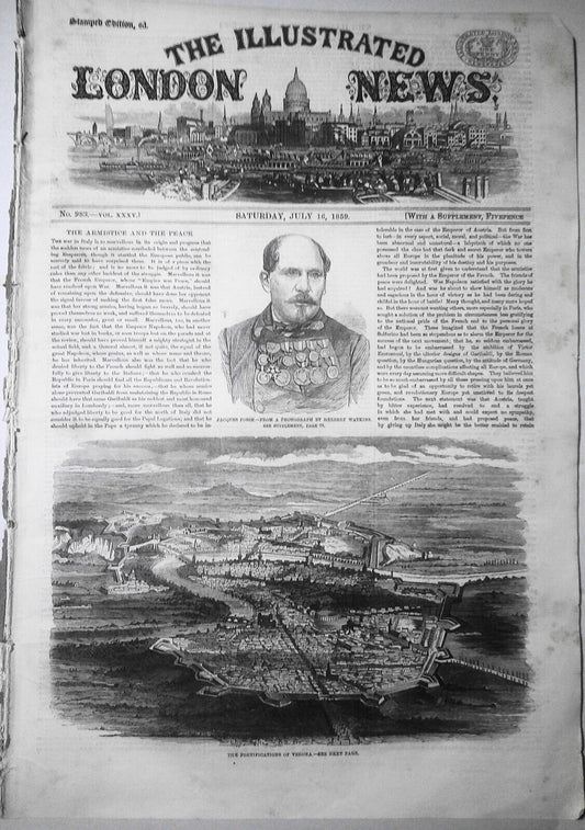 Illustrated London News, July 16, 1859. First Railway at Cape of Good Hope, etc