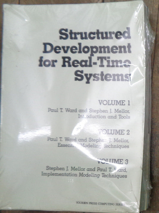 Structured Development for Real-Time Systems by Paul Ward, S. Mellor 3 Vols NEW