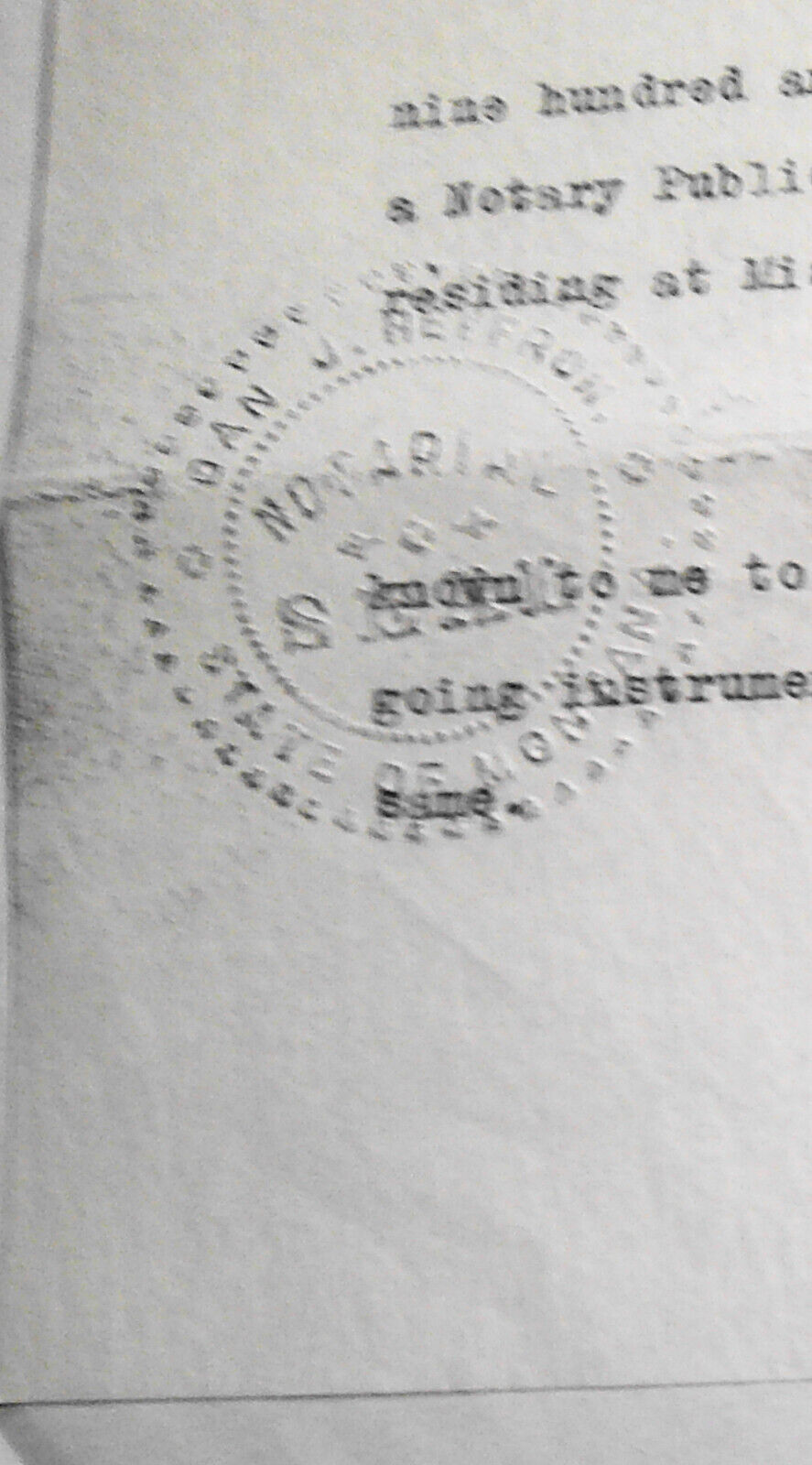 1913 "Missoula Amusement Company" Articles of Incorporation. Original documents.