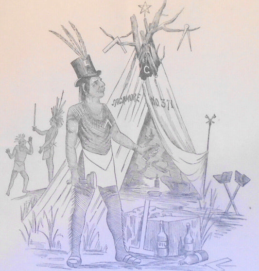 1903 Sagamore Lodge 371, New York City. Meeting notice - Free & Accepted Masons