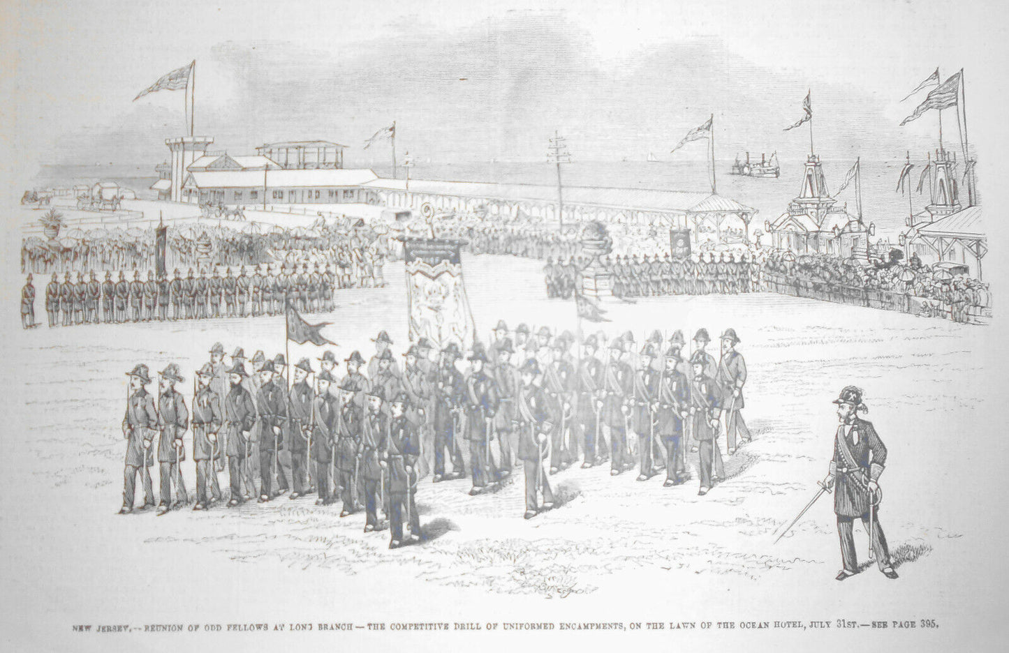 First meeting of season, Saratoga Association (horse racing) Frank Leslie's 1869