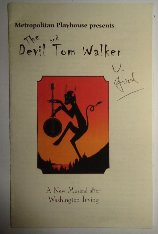 The Devil and Tom Walker - A new musical after Washington Irving - Program 2008