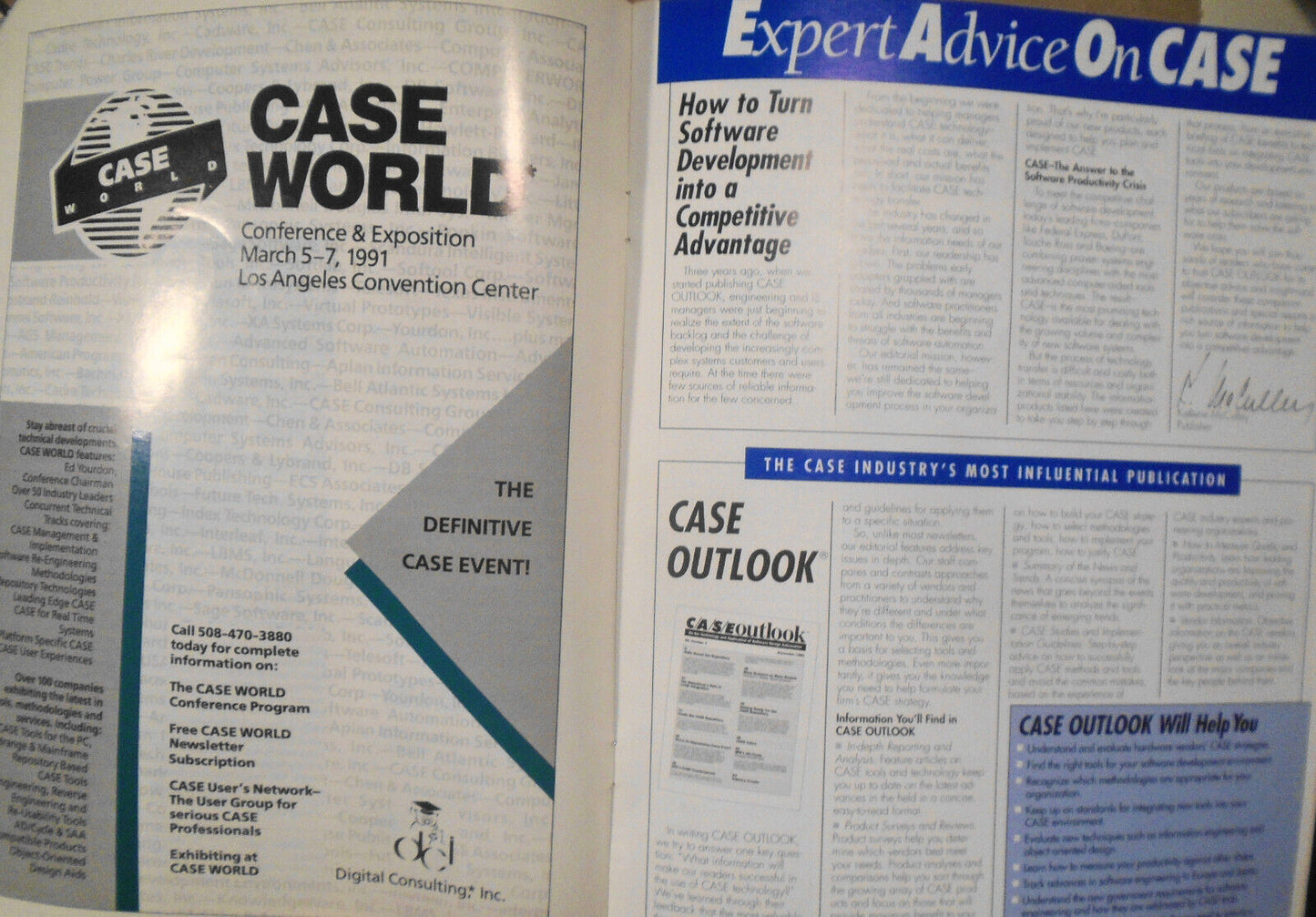 CASE User, October 1990 - Newsletter for Software Practitioners