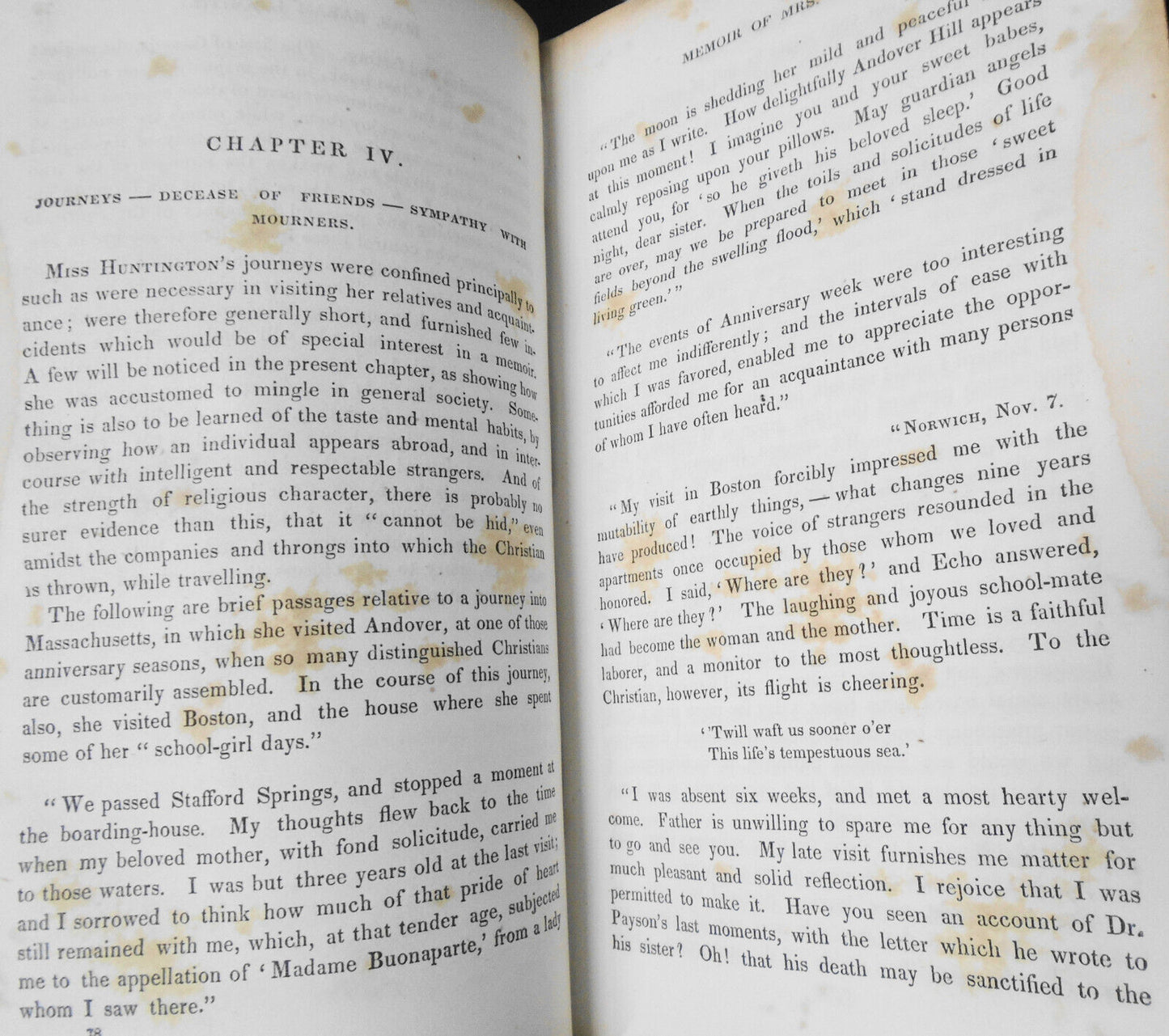 1845 Memoir of Mrs Sarah L Huntington Smith, by Edward William Hooker