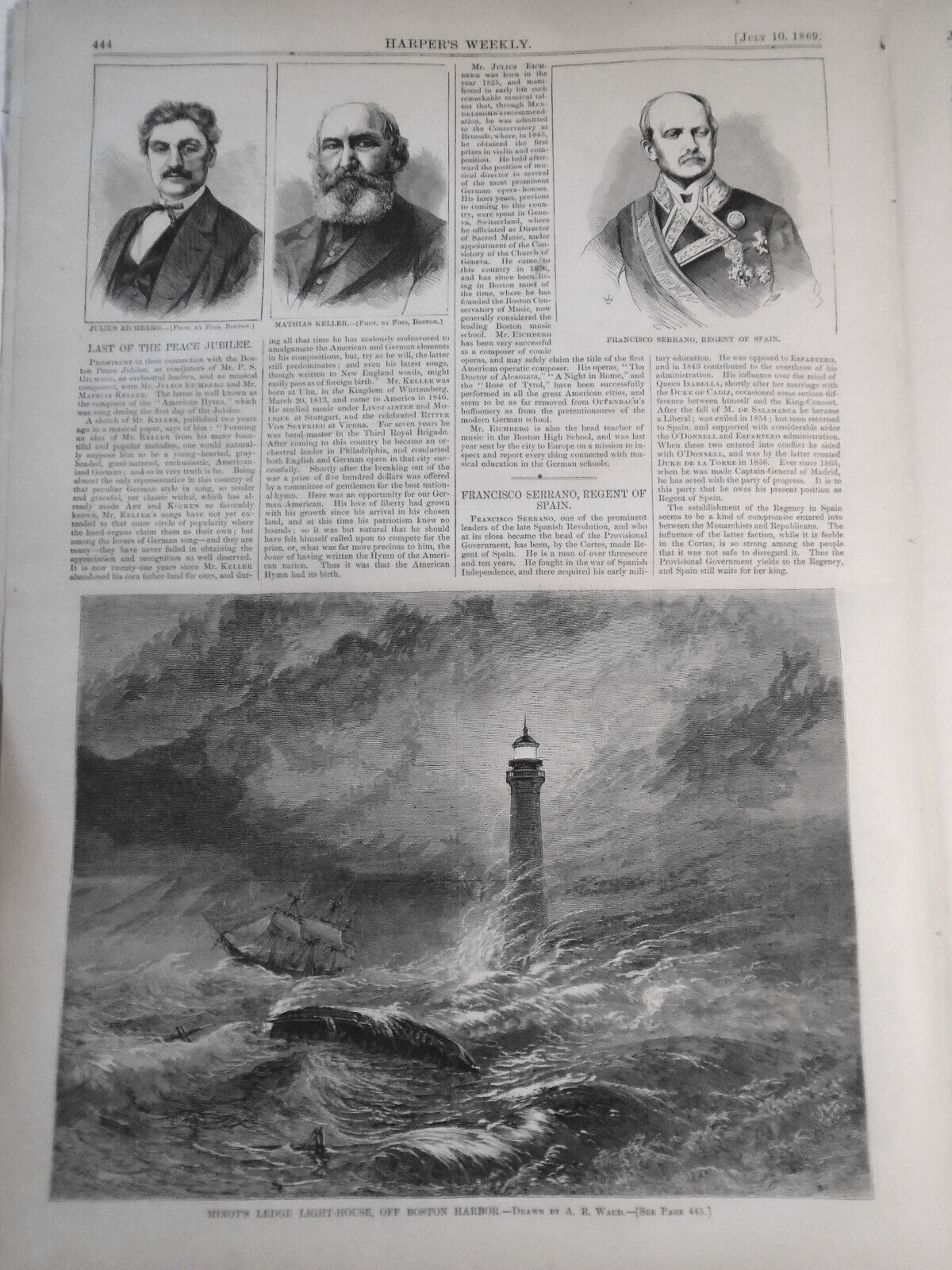 The Summit of Mount Washington by Winslow Homer in Harper's Weekly July 10, 1869