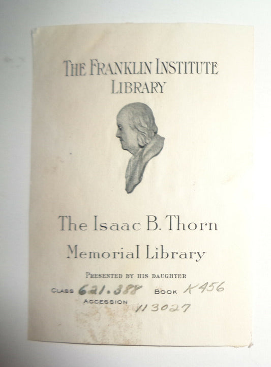 The Franklin Institute : Isaac B. Thorn Memorial Library - Ex Libris Bookplate