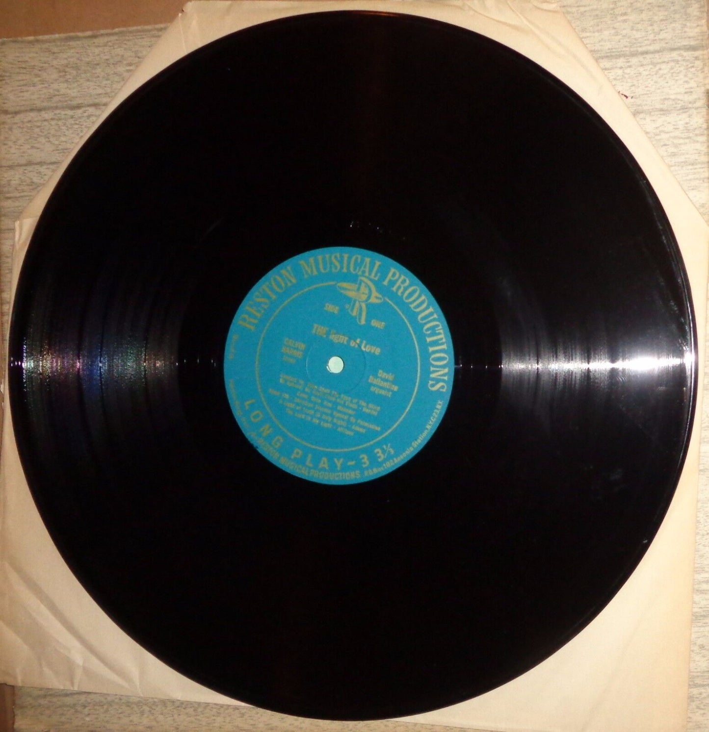 Calvin Harris THE LOVE OF CHRIST / THE LIGHT OF LOVE - LP David Ballantine organ