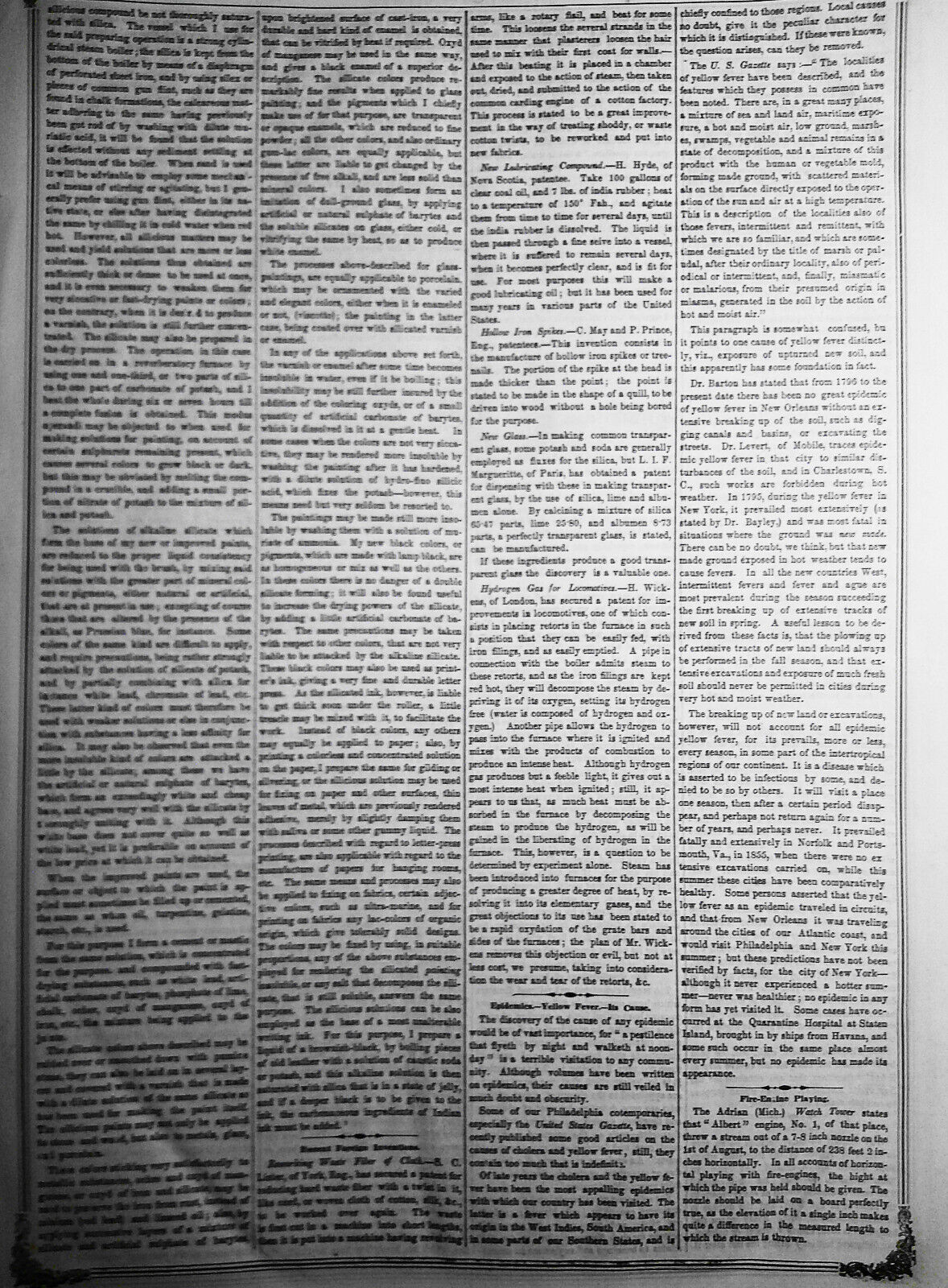 Scientific American, August 23, 1856. Qualifications of Engineers. Patents, etc.