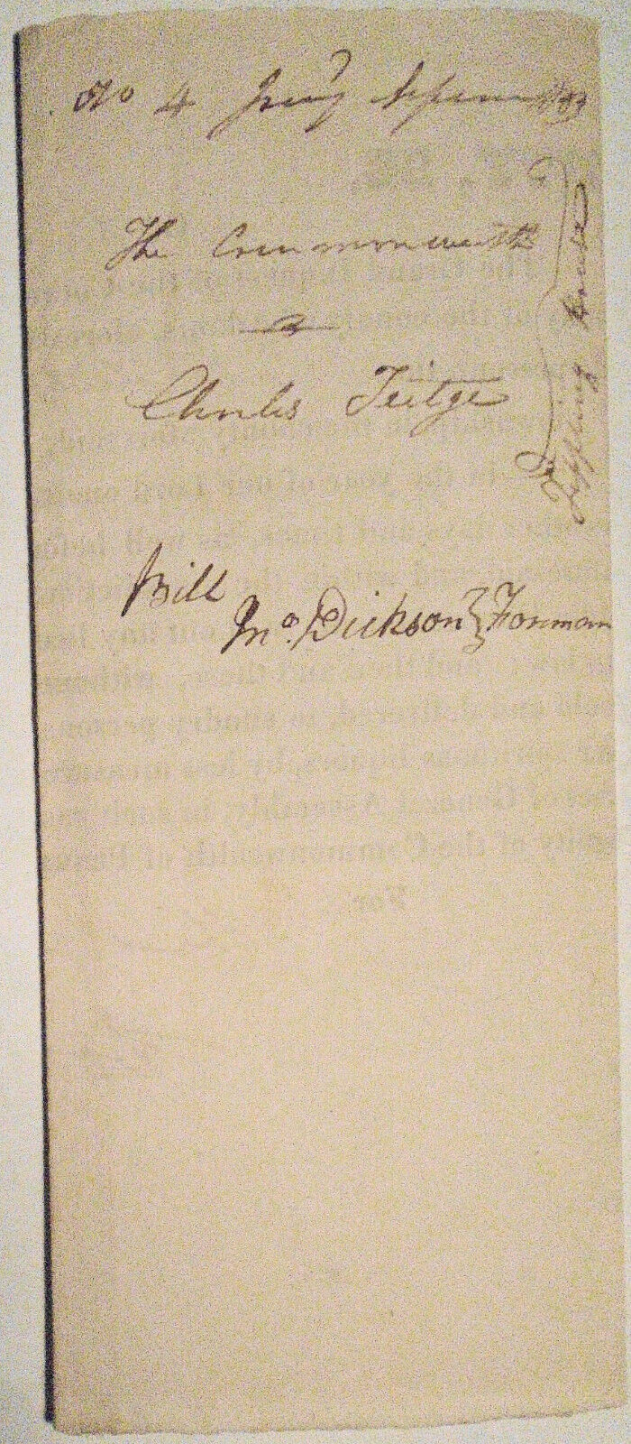 1883  Adams County PA Grand Inquest, Charles Teitge for running a Tippling House