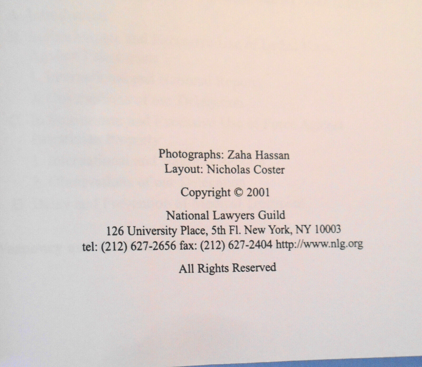 The Al Aqsa Intifada and Israel's Apartheid. 2001. National Lawyers Guild.