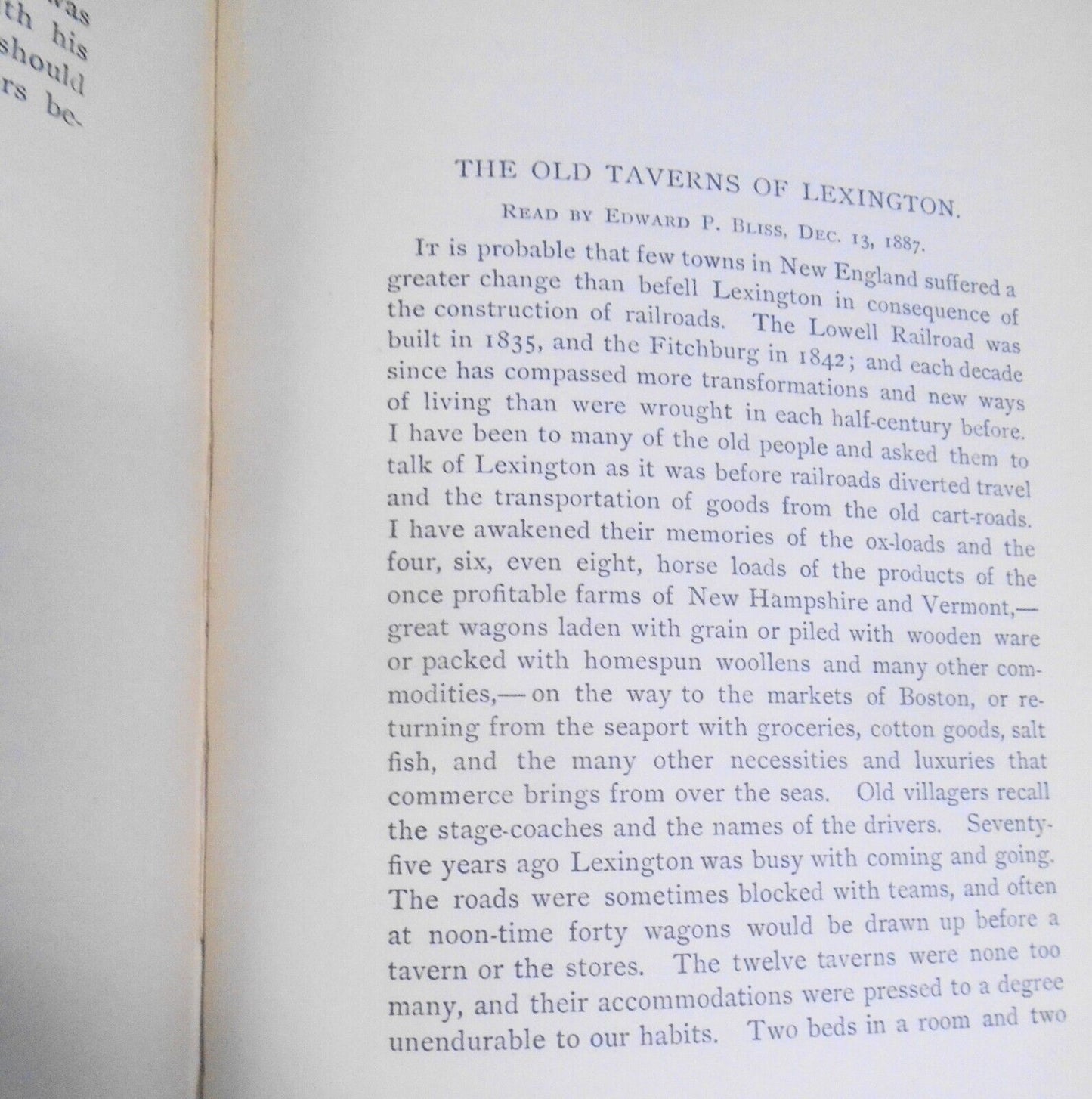 1890 Proceedings of Lexington Historical Society - Volume 1