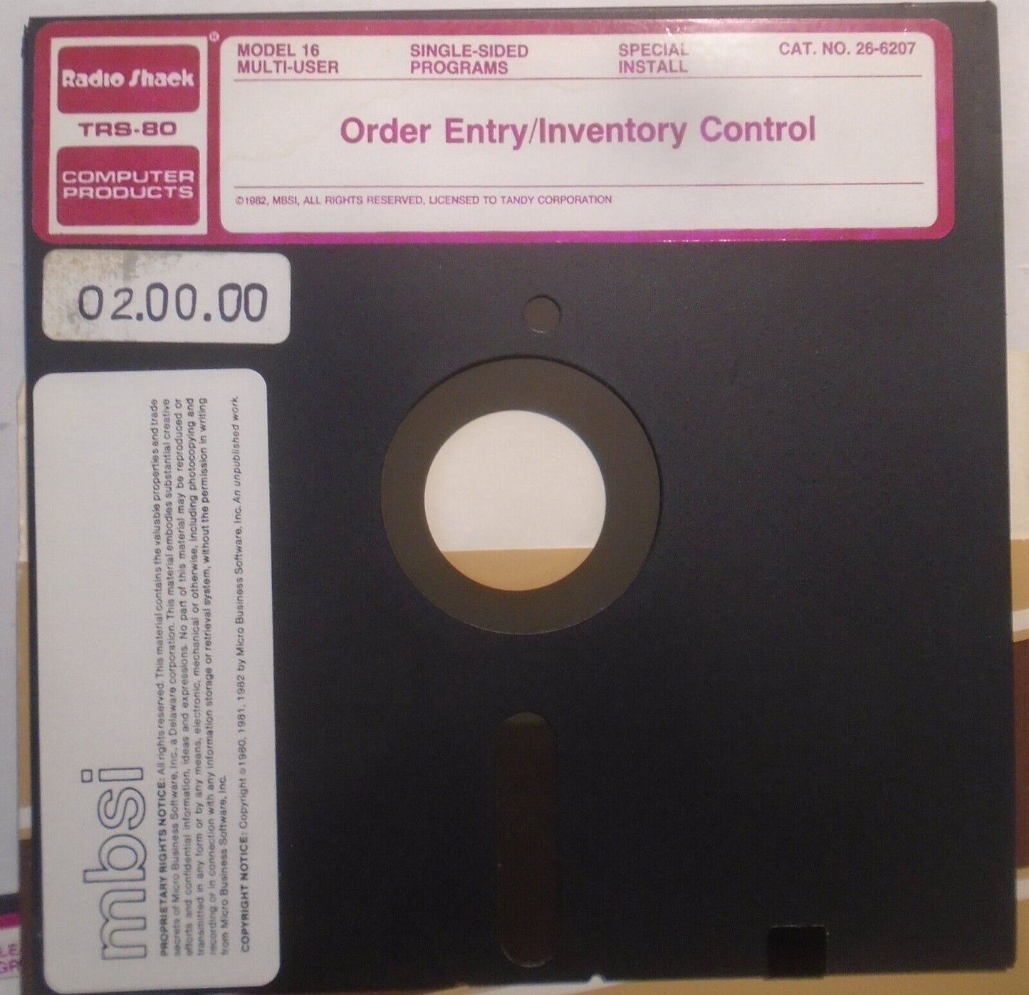 1982 TRS-80 Model 16 Order Entry/Inventory Control Xenix Multi-User & TRSDOS-16