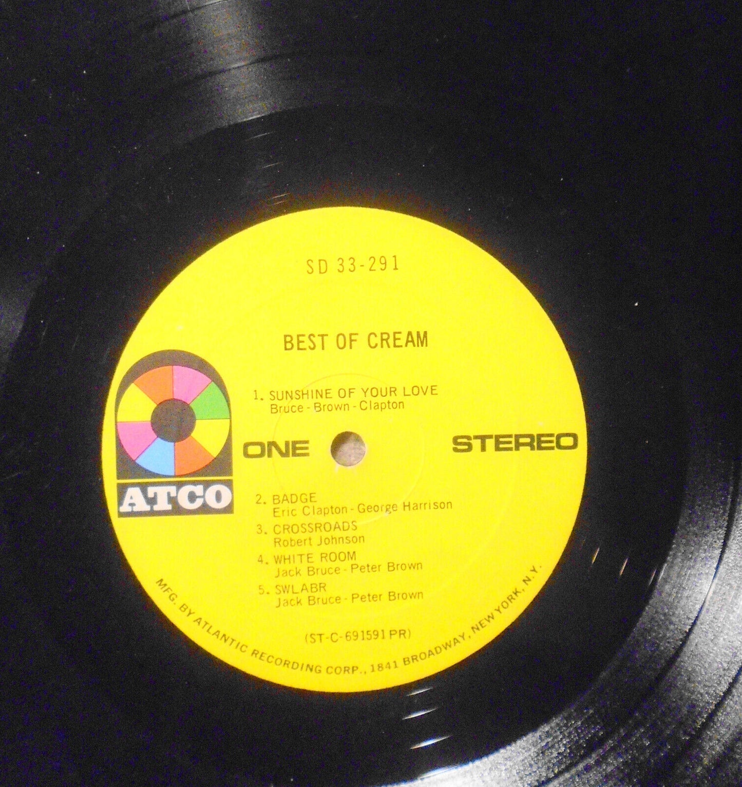 Cream : Disraeli Gears & Best of Cream - 2 LP lot - Eric Clapton; vinyl records